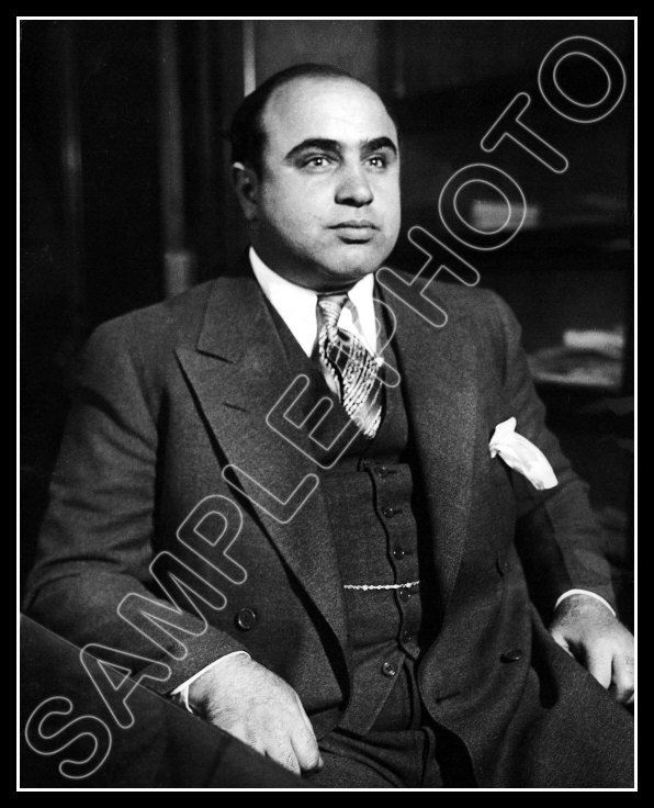 Scarface Al Capone #5 Photo 8X10 Chicago Mafia Mobster  Buy Any 2 Get 1 FREE