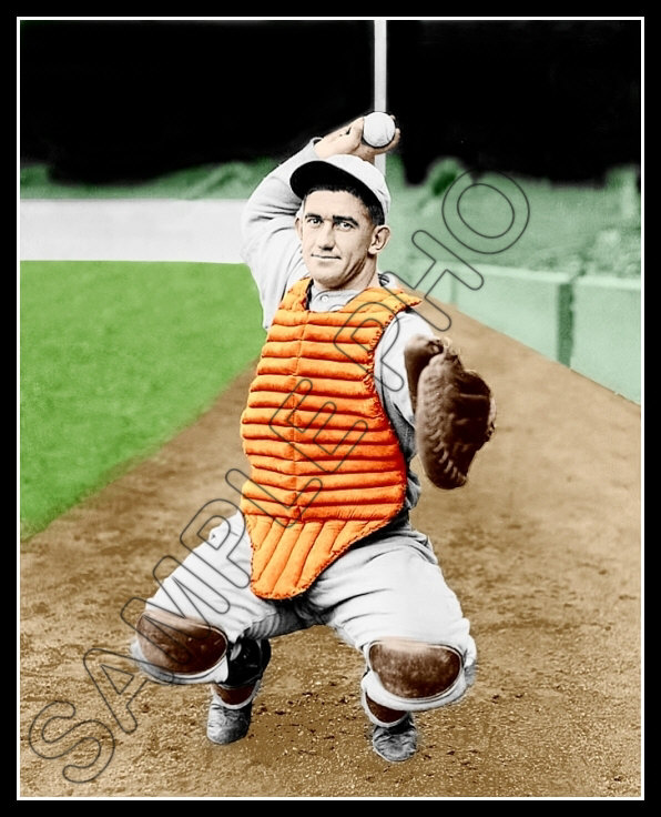 size above frame 8x10 A's Cochrane Photo 8X10 COLORIZED 1930 Philly Mickey size above frame 8x10 A's Cochrane Photo 8X10 COLORIZED 1930 Philly Mickey